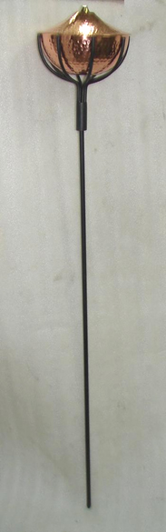Iron Copper Garden Torch