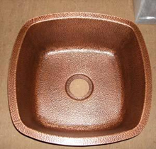 Small Square Copper Sink