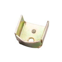 Wardrobe rail holder round